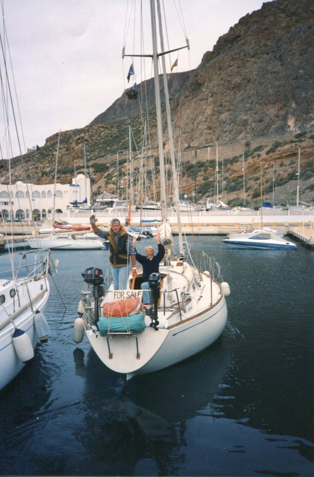 Agua Profunda departing Agua Dulce, Spain...