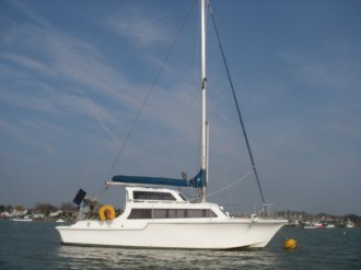Rubessa on her mooring in W. Mersea, UK..